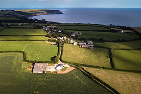 Cow Parsley Cottage - aerial view