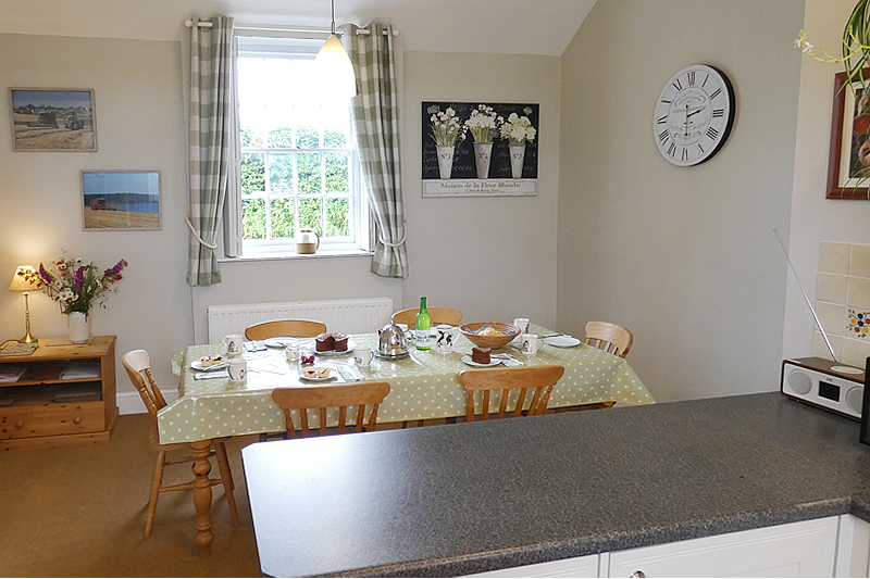 Open plan dining area