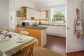 Kitchen and dining area