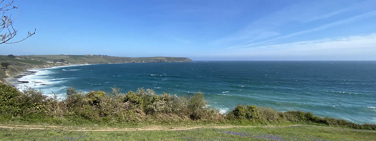 Enjoy a relaxing walk along the coast on the Roseland Peninsula